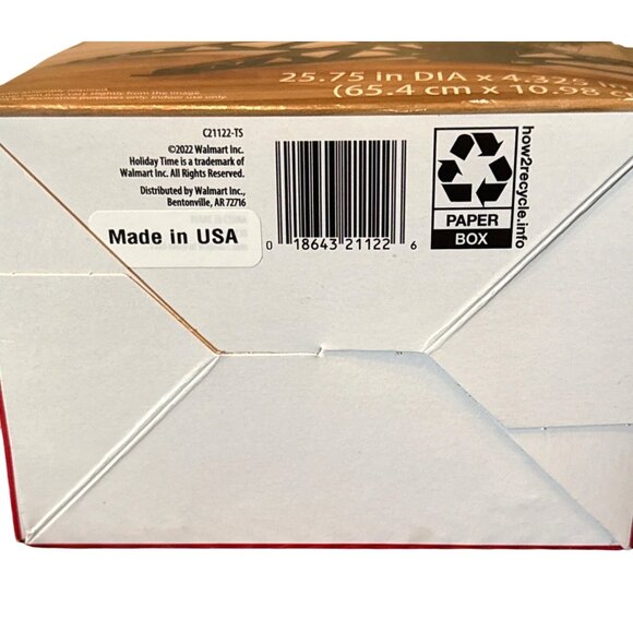 Holiday Time Artificial Tree Stand For Trees Up To 75 Lbs & 8 Ft - Picture 5 of 7